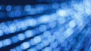 Blue White Circles Light Bokeh Abstraction Abstract HD wallpaper