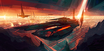 Sky is the limit, Sci Fi, spaceship HD wallpaper