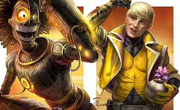 Marvel Comics, New Mutants, Digital Painting HD wallpaper
