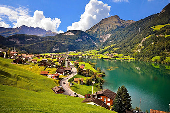 Switzerland landscape , Serene nature, que beauty, Scenic wonders HD wallpaper