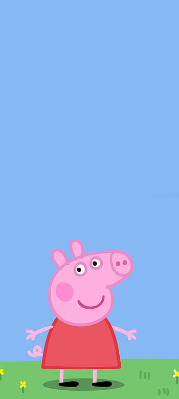 Peppa Pig, magenta, pink HD phone wallpaper