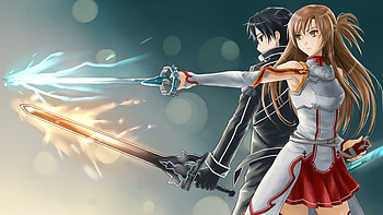 Kirito, Asuna, , Beautiful moments in SAO HD wallpaper