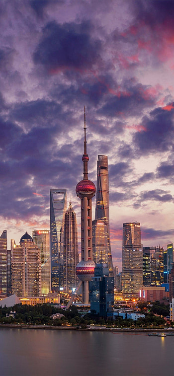 Shanghai Skyline, Best , Stunning cityscapes, Modern architecture HD phone wallpaper