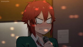Tomo Aizawa — Fiery Mic Moment (Tomo-chan Is a Girl! ), Tomo Aizawa, Anime, Tomo-chan Is a Girl! HD wallpaper