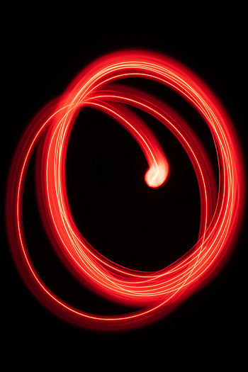 Abstract, Circles, Shine, Light, Long Exposure HD phone wallpaper