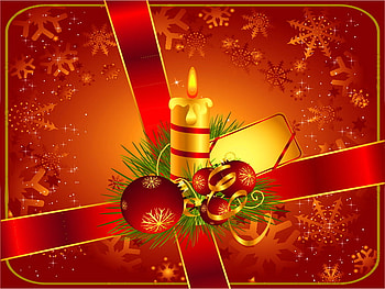 New year candle, candle, christmas, red, beautiful, balls, new yeear HD wallpaper