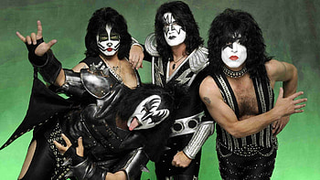 KISS Band, Iconic makeup, Rock and roll legends, Music history HD wallpaper
