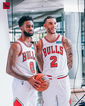 lonzo ball, 0, sports uniform, Chicago bulls, 02, basketball, Michael Jordan, NBA, coby white HD phone wallpaper