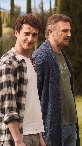 Liam Neeson, Made in Italy movie, Cast members HD phone wallpaper
