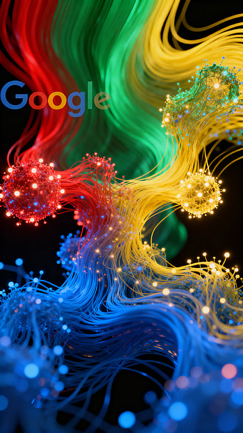 Google Chromatic Flow — , Abstract HD phone wallpaper