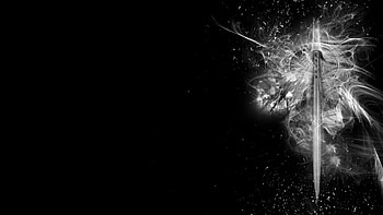 Fractal Sword Art, sword, abstract, fantasy, art, fractal HD wallpaper