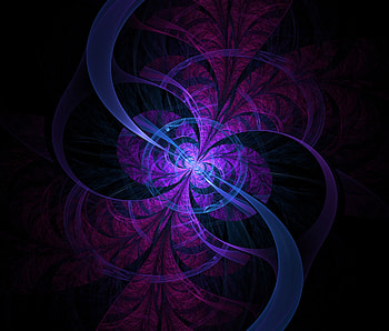 Abstract, Violet, Dark, Circles, Lines, Fractal, Purple, Diffusion, Dispersion HD wallpaper