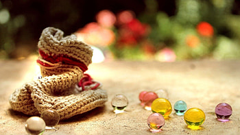 Miscellanea, Miscellaneous, Glass, Balls, Bag, Sack HD wallpaper