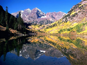 Lake and mountain, landscape, nature, lake, mountain HD wallpaper
