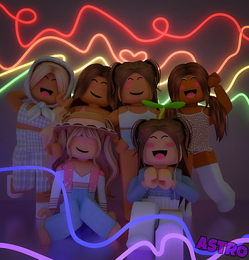 Friends, aesthetic, pink, roblox, android, pride, christmas HD phone wallpaper
