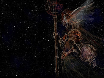 constalation, space, girl, fantasy HD wallpaper