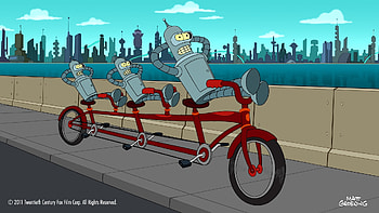 Cartoon, Robots HD wallpaper
