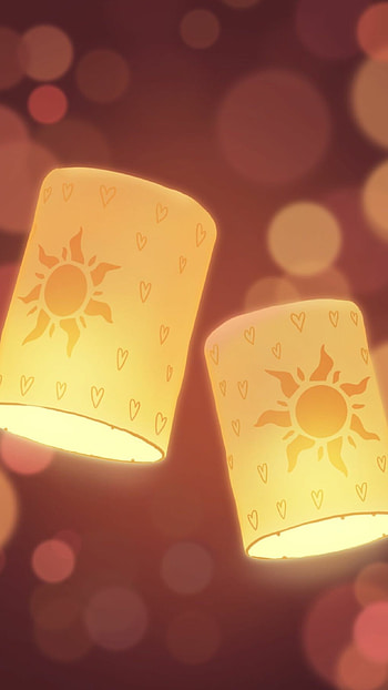 Tangled , Disney movie, Magical lanterns, Rapunzel HD phone wallpaper