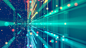 Colorful Lines Dots Bokeh Background Abstraction Abstract HD wallpaper