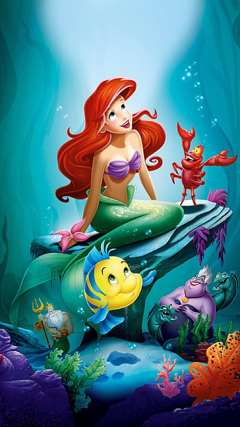 Ariel (The Little Mermaid), , Disney magic, Ariel and princesses HD phone wallpaper