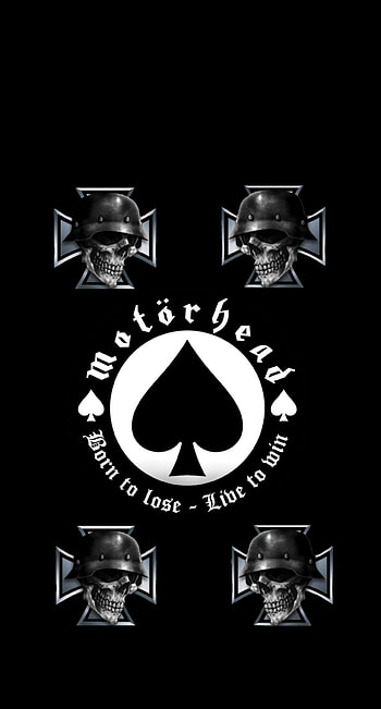 iron cross, ace, motörhead HD phone wallpaper