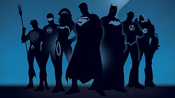 Superheroes Minimalism, super-heroes, minimalism, artist HD wallpaper