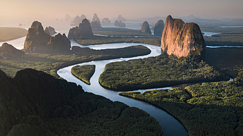 Phang Nga Bay, nature HD wallpaper