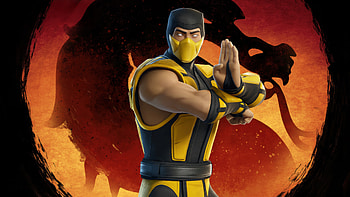 Scorpion Unleashed: Fortnite x Mortal Kombat Ultra, Fortnite, Mortal Kombat, Scorpion (Mortal Kombat), Fortnite Battle Royale HD wallpaper