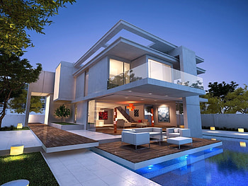 Luxury House, Luxury Mansion HD wallpaper
