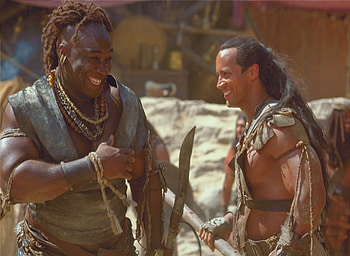Rock and Duncan having fun, The Scorpion King, 31167375, Fanpop HD wallpaper