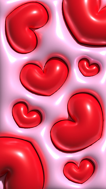 3d love, pattern HD phone wallpaper