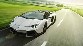 Lamborghini Aventador Roadster, fun, car, Lamborghini, cool, Aventador Roadster HD wallpaper