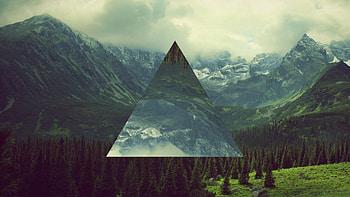 Triangles, Manipulation, Hipster, Abstract HD wallpaper
