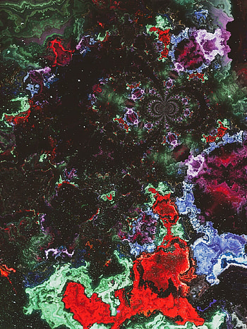 Multicolored, Abstract, Motley, Paint, Liquid, Fluid Art HD phone wallpaper
