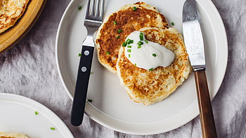 Quick version pancake recipe, Leftover mashed potatoes, Delicious mashed potato pancakes, Easy-to-make HD wallpaper
