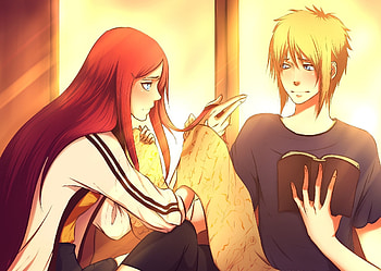 Kushina Uzumaki, Anime scroll, Naruto's parents, Rydi1689 artwork HD wallpaper