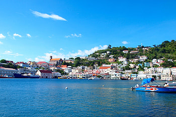 Grenada's Carenage, Captivating waterfront, Grenada scenery, Charming views HD wallpaper