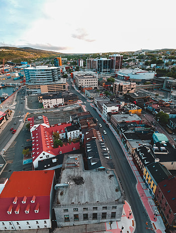 Cities, Streets, City, Building, Road, Roof, Roofs HD phone wallpaper