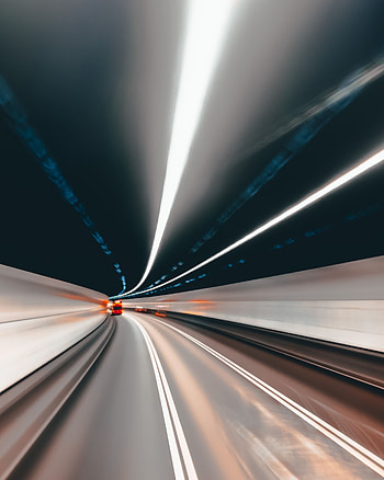 Shine, Light, Miscellanea, Miscellaneous, Road, Turn, Illumination, Lighting, Tunnel HD phone wallpaper