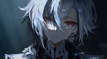 Arlecchino's Tears — Genshin | Weeping Harlequin | Silent Sorrow, Video Game, Genshin Impact, Arlecchino (Genshin Impact), Sad Anime Girl, Crying HD wallpaper