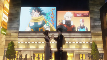 My Hero Academia — Izuku Midoriya & Ochaco Uraraka: Heroic Night, Anime HD wallpaper