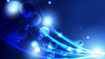 Blue Bokeh, blue, bokeh, abstract, glow, light, shine, bright HD wallpaper