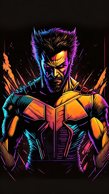 Wolverine, AI Art, Marvel Comics, Wolverine HD phone wallpaper