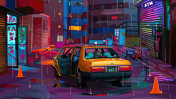 Cyber City Crypto Art , cyberpunk, artist, artwork, digital-art HD wallpaper