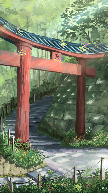 Torii Trail — Original Anime , Anime, Original HD phone wallpaper