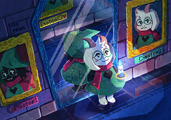 Ralsei's Adventure: Deltarune Ultra, Ralsei (deltarune), video game, deltarune HD wallpaper