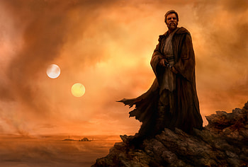 Star Wars Obi Wan Artwork, star-wars, movies, artwork, artist, digital-art HD wallpaper