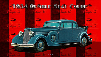 1934 Chrysler Rumbleseat Coupe, Chrysler Background, Chrysler , 1934 Chrysler HD wallpaper