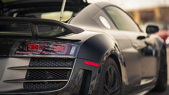 Audi, Cars, Lights, Headlights, Gt, R8, Rear Bumper HD wallpaper