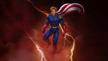 Homelander Mighty Presence, homelander, superheroes, artist, artwork, digital-art, artstation HD wallpaper